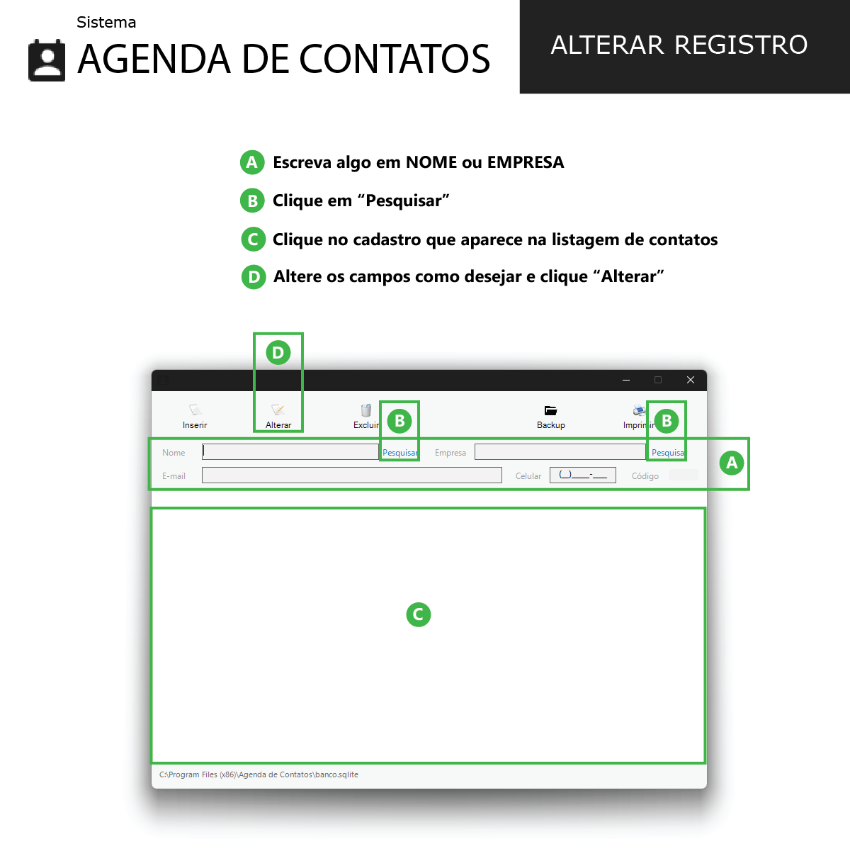 Agenda de Contatos WhatsApp