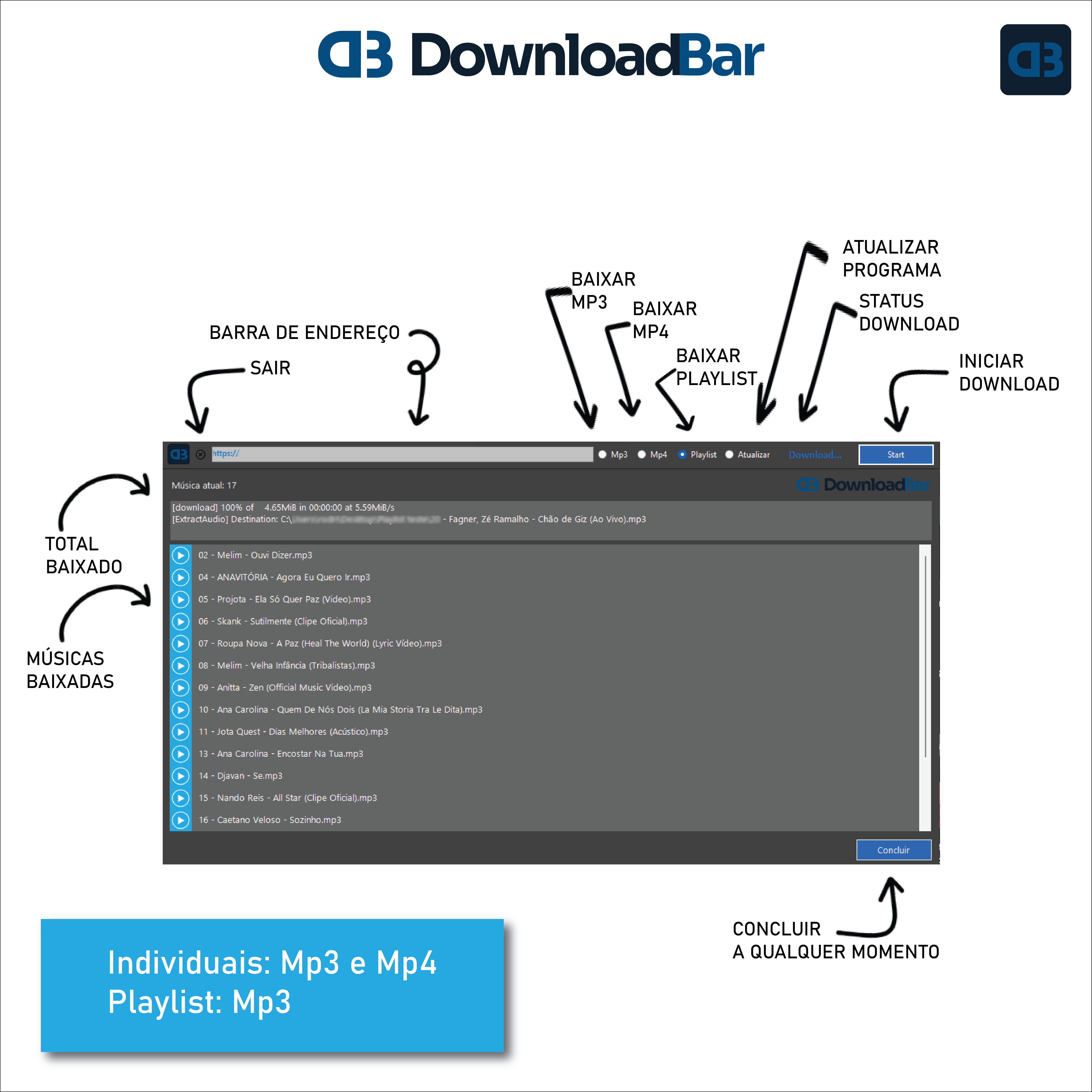 DownloadBar Playlist