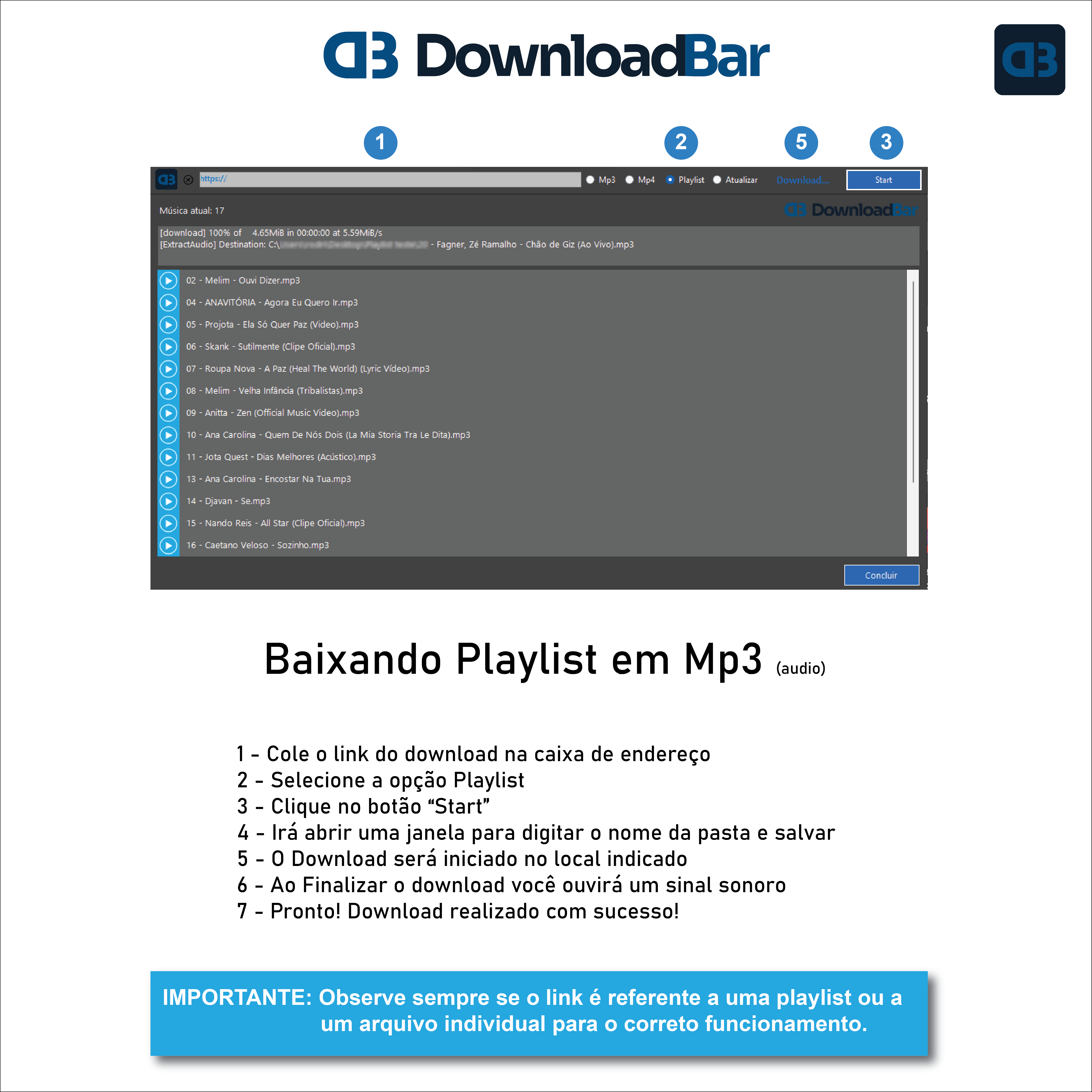 DownloadBar Playlist