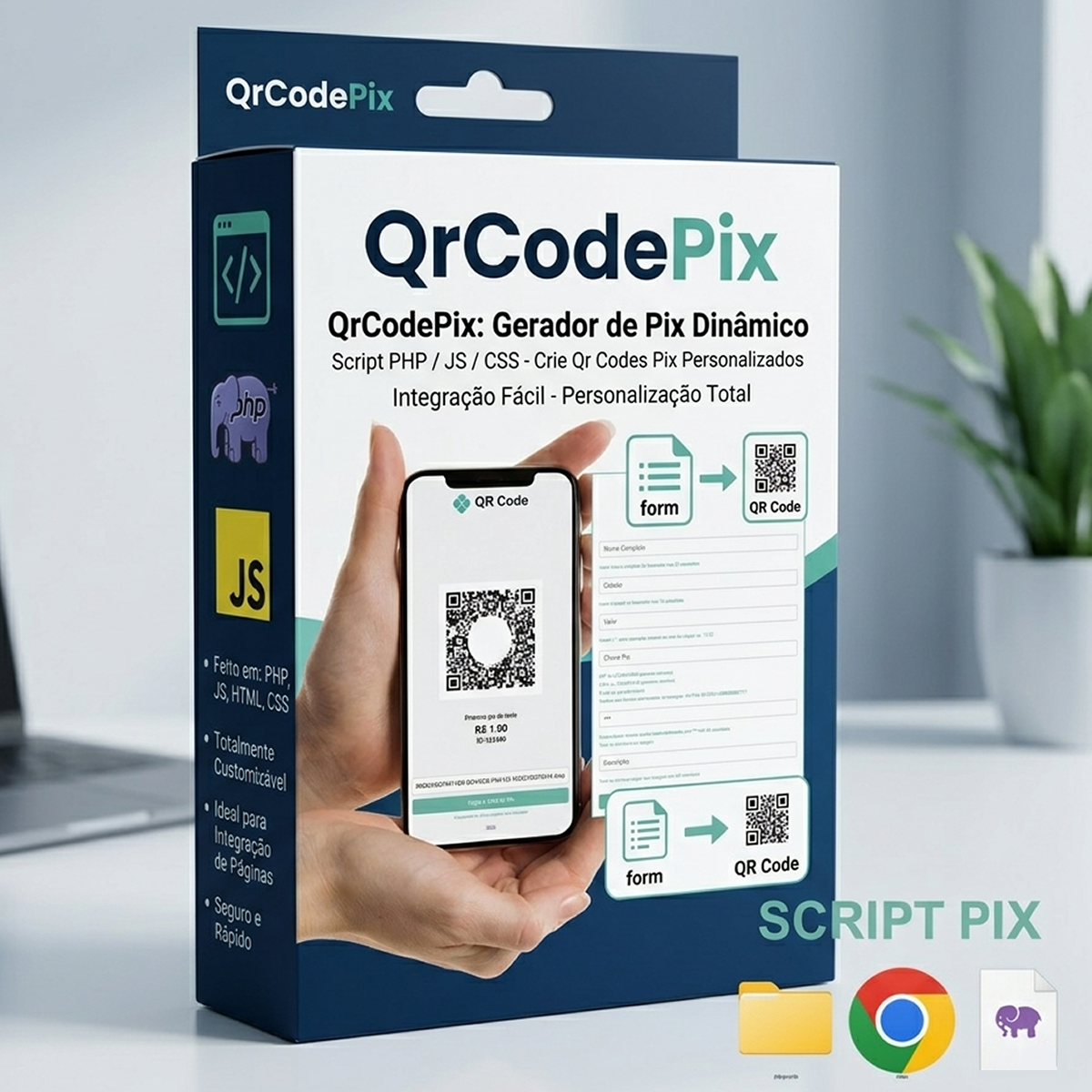 Script QrCode Pix