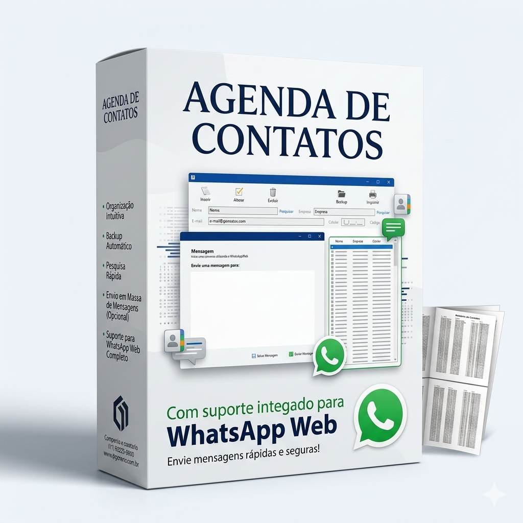 Agenda de Contatos WhatsApp