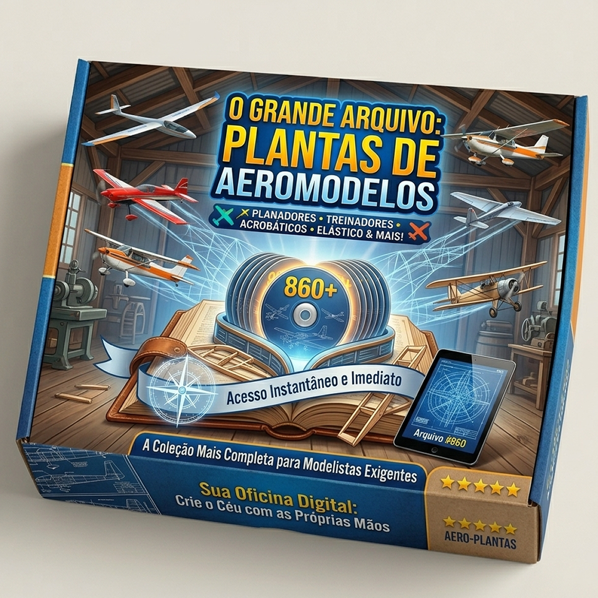 860 Plantas de Aeromodelos