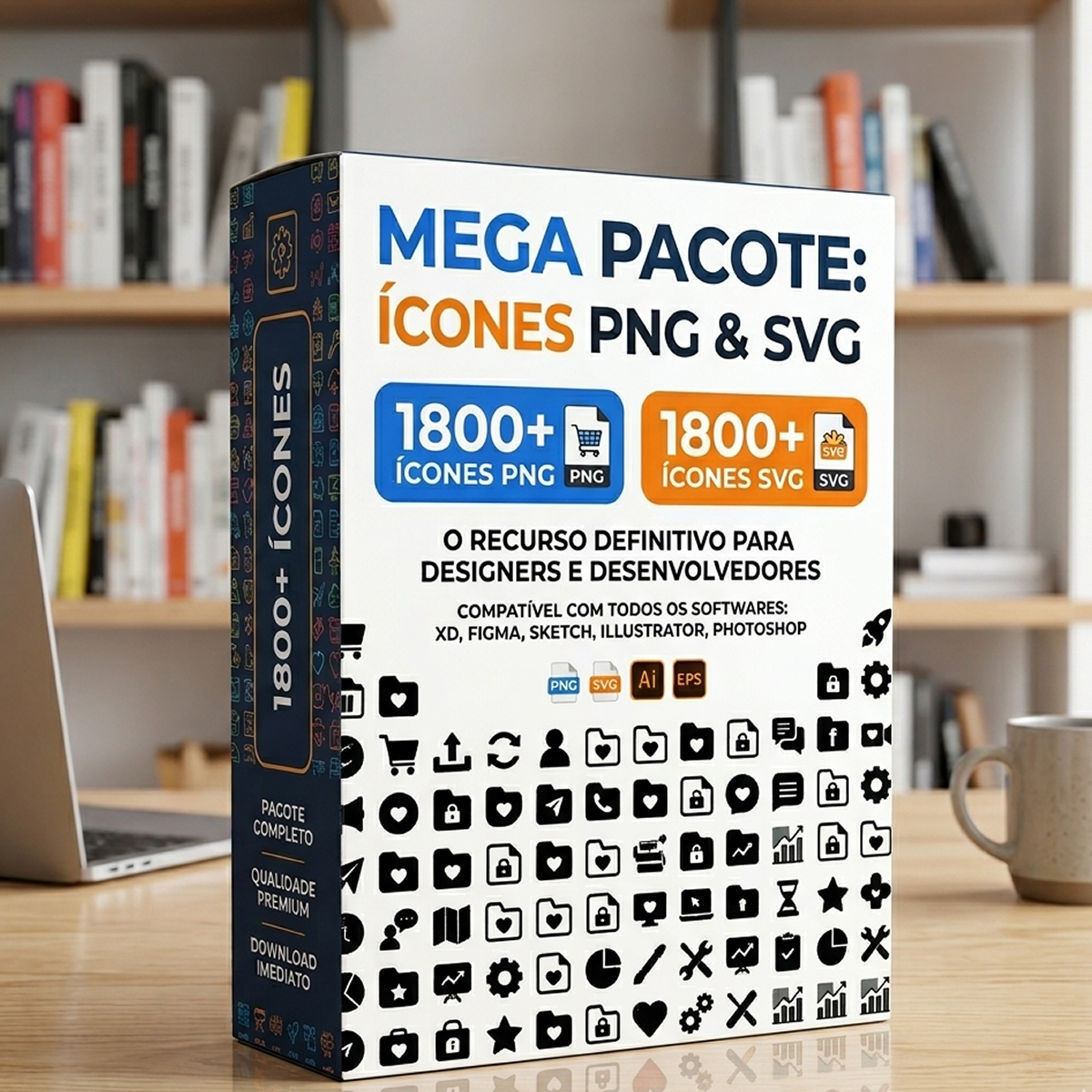 Mega Pacote Ícones PNG & SVG 20x20